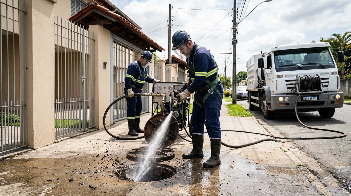 Limpeza de Tubulação com Hidrojato em Vila Velha‑ES